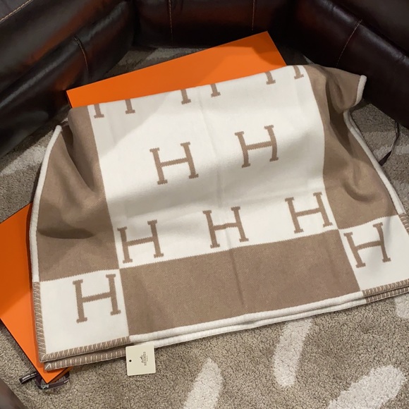 hermes baby blanket